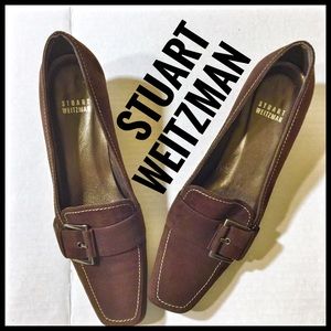 STUART WEITZMAN Suede Low Heels